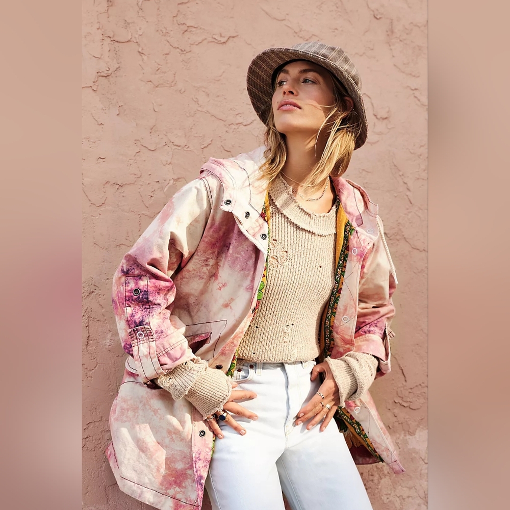FP Electric Fields Tie Dye Parka